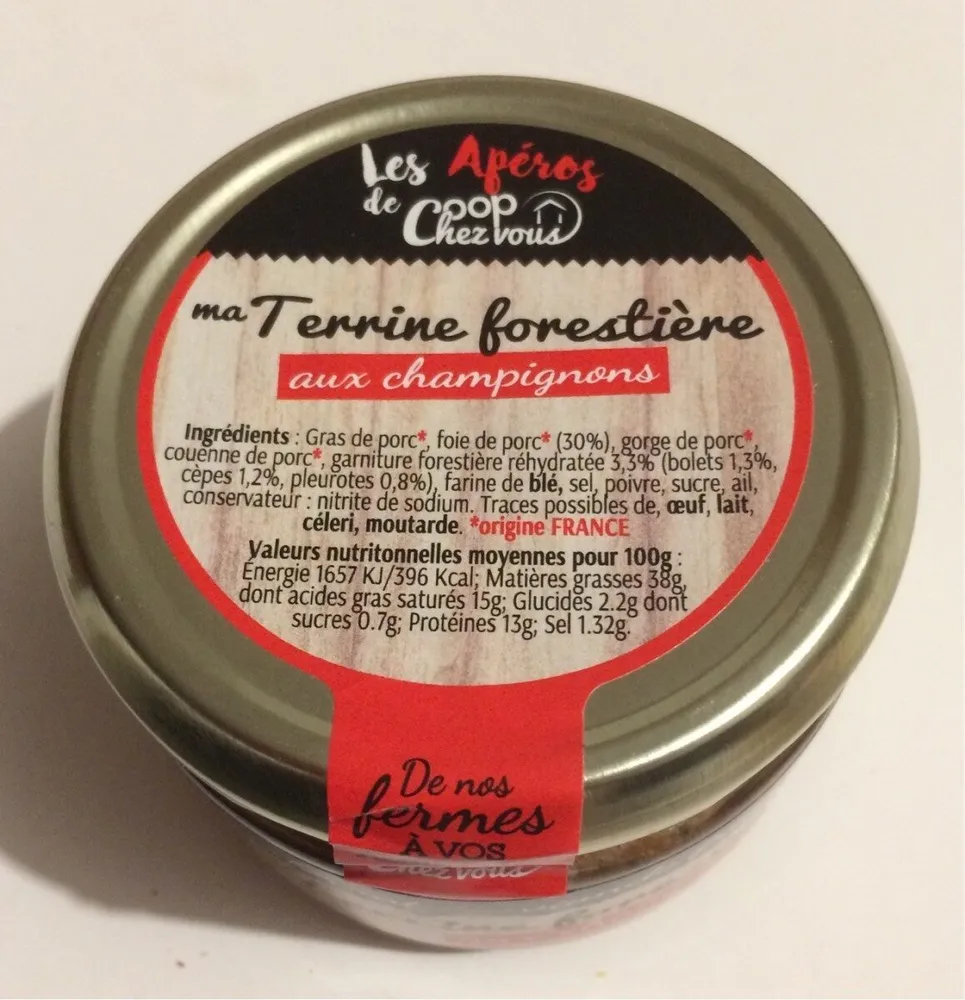 Ma terrine forestiere aux champignons