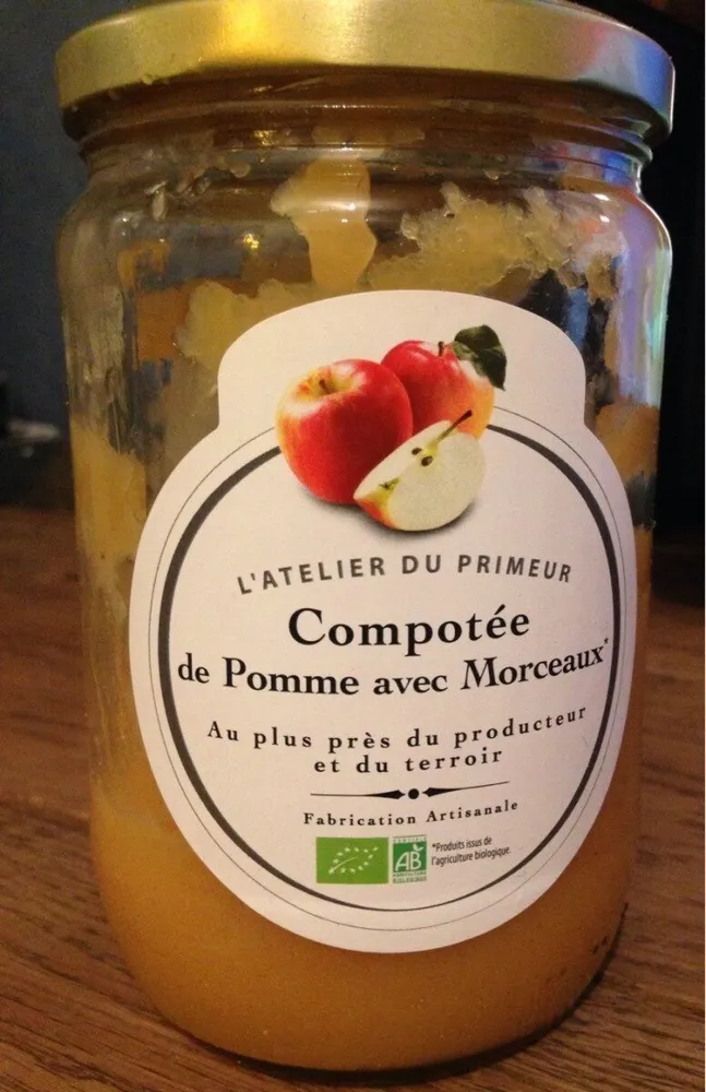 Compotée de pomme avec morceaux