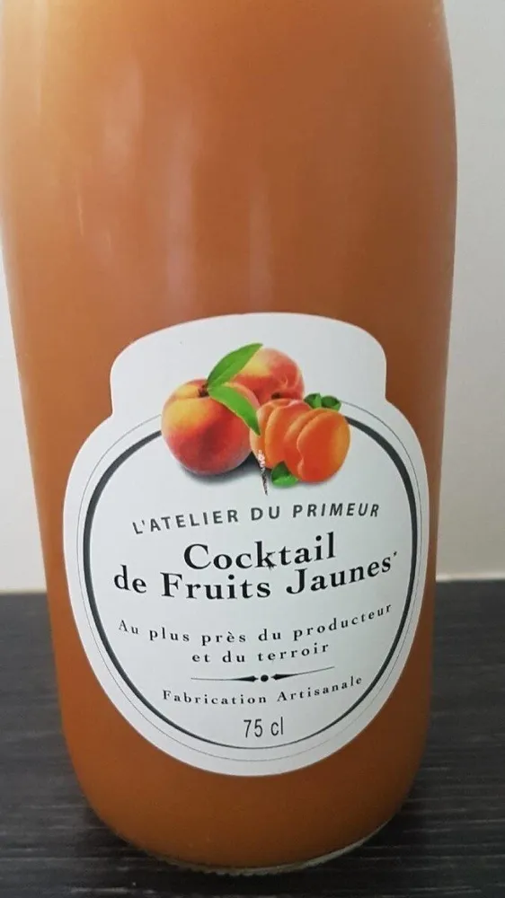 Cocktail de fruits Jaunes