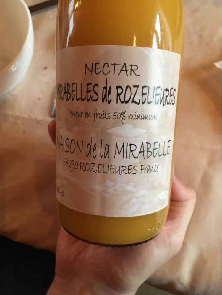 Nectar mirabelles de Rozelieures