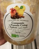 Compotee de pomme coing et épices à pain d'épices