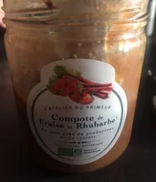 Compote de fraise et rhubarbe