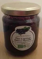 Pâte à tartiner Mûre et Myrtille
