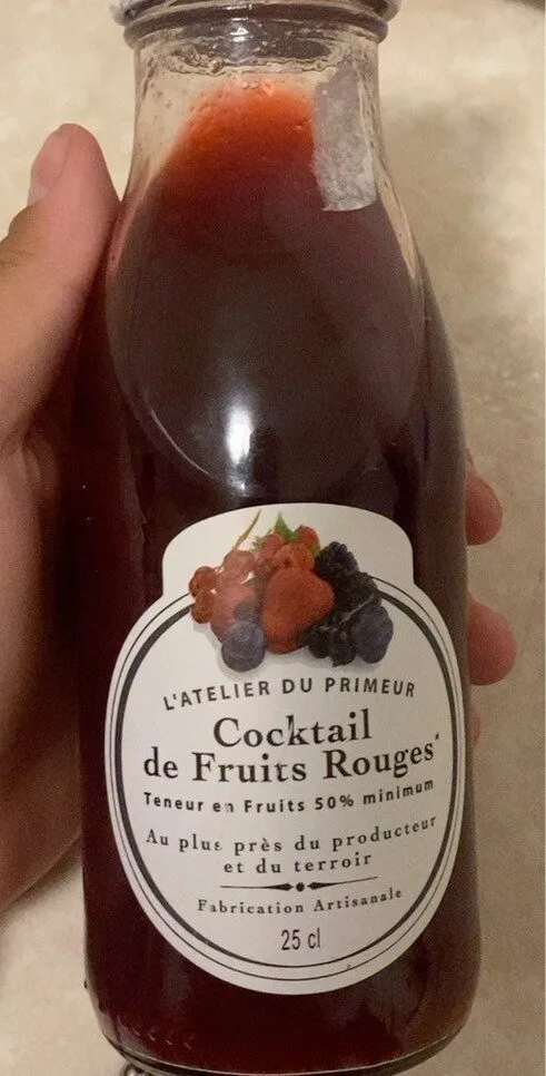 Cocktail de fruits rouges