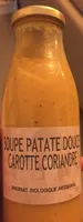 Soupe patate souce coriandre