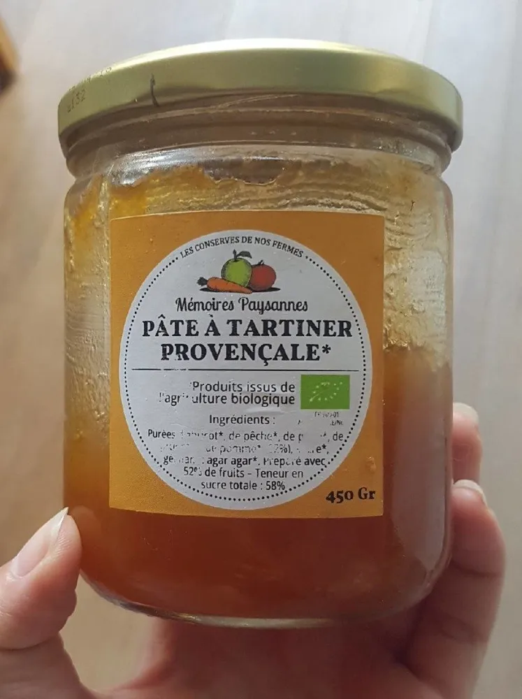 Pâte à tartiner provençale