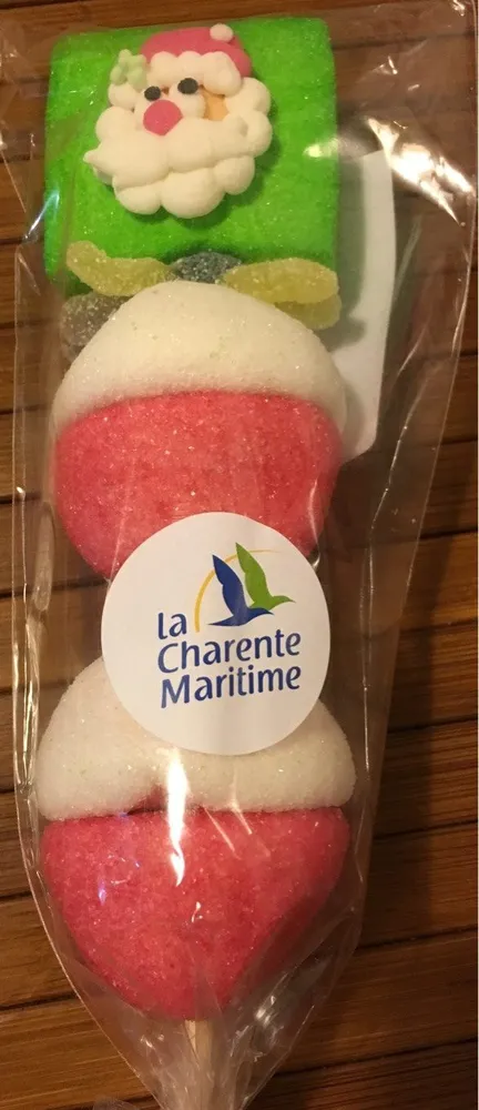 Brochette de bonbons Père Noël