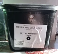 Fond blanc volaille pauvre en sel