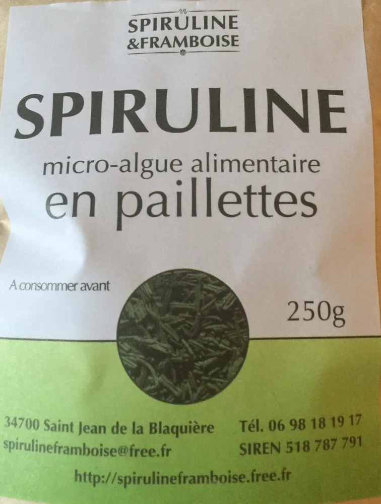 Spiruline en paillettes
