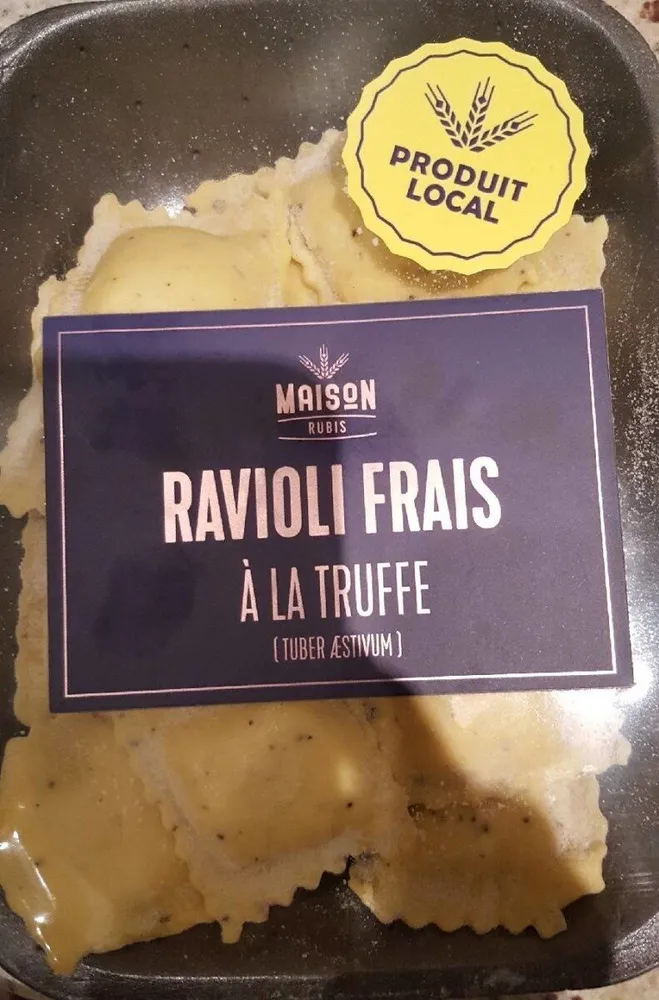 raviolis frais à la truffe