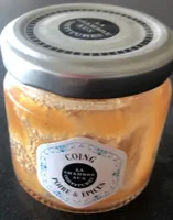 Confiture coings poire épices