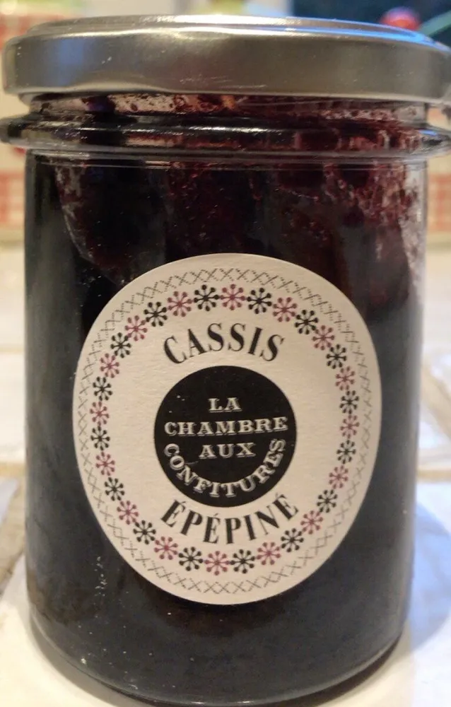 Confiture cassis epepiné