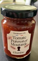 Condiment tomate poivron moutarde