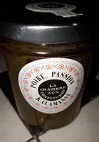 confiture poire, passion, kalamansi