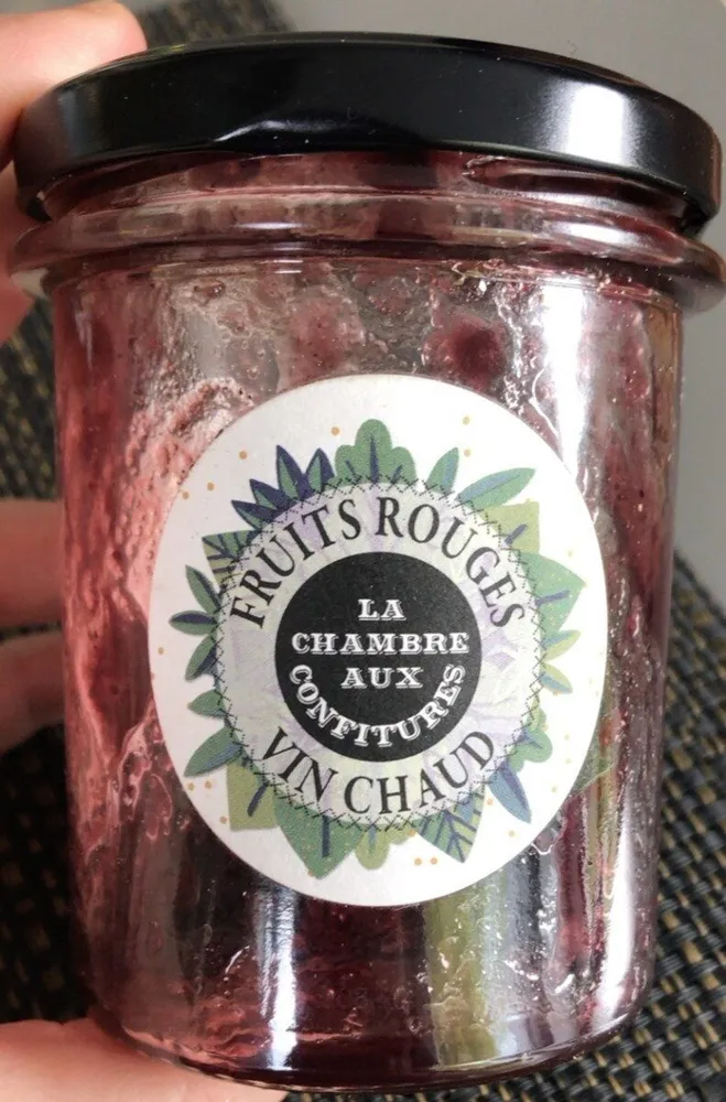 Confiture fruits rouges vin chaud