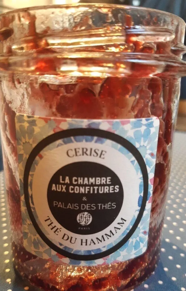 Confiture cerise thé du hammam