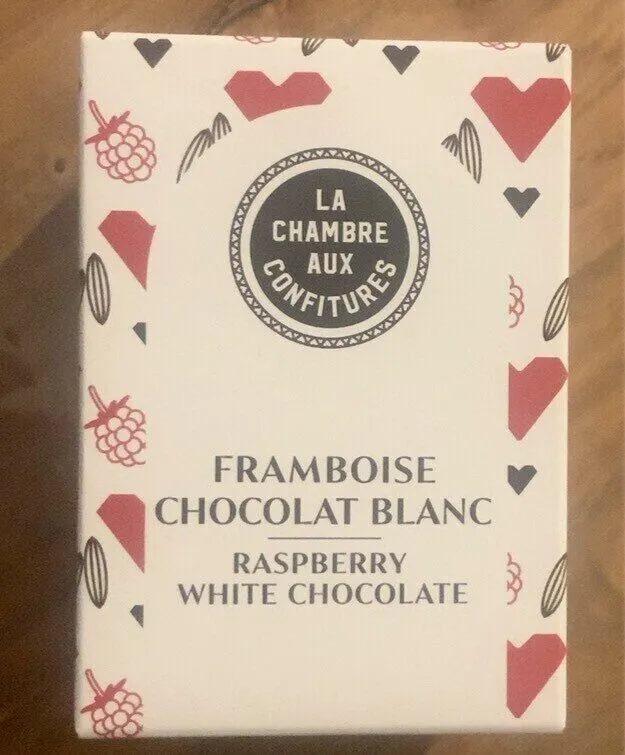 Confiture framboise chocolat blanc