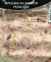 Roulade au jambon pistachee