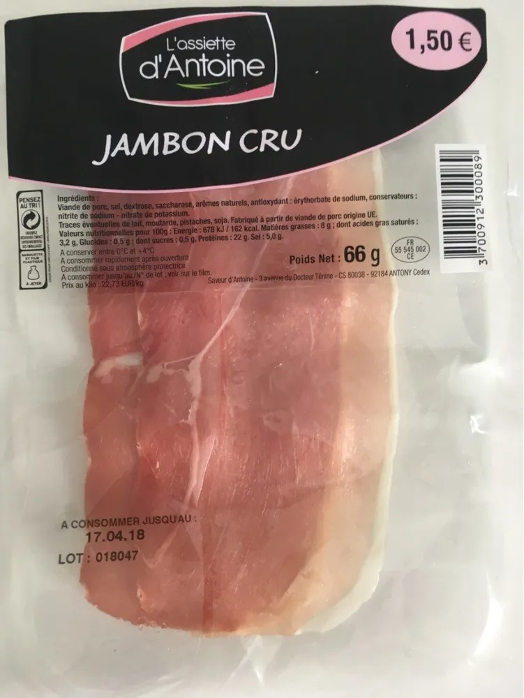Jambon cru