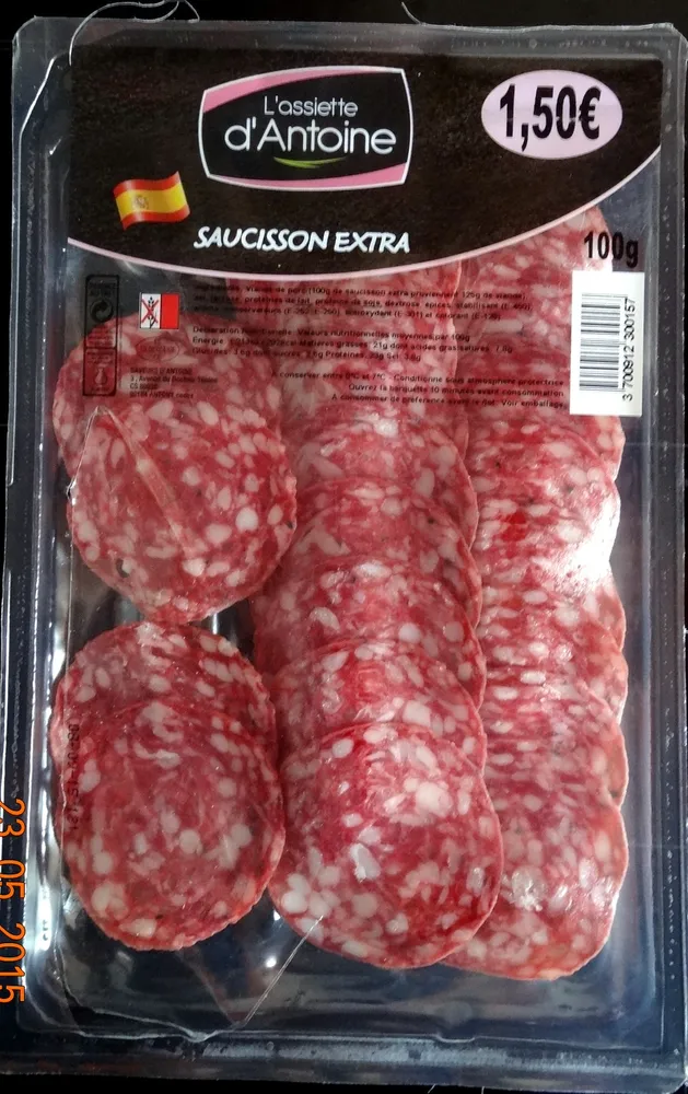 l'Assiette d'Antoine, saucisson extra