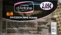 Saucisson pavé poivre