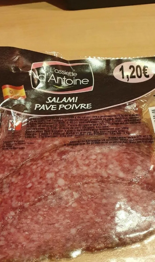 Salami Pavé Poivre