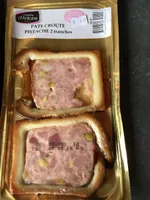 Paté en croite  pistache 2 tranche
