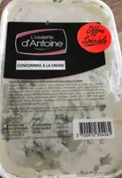 Concombre a la crème