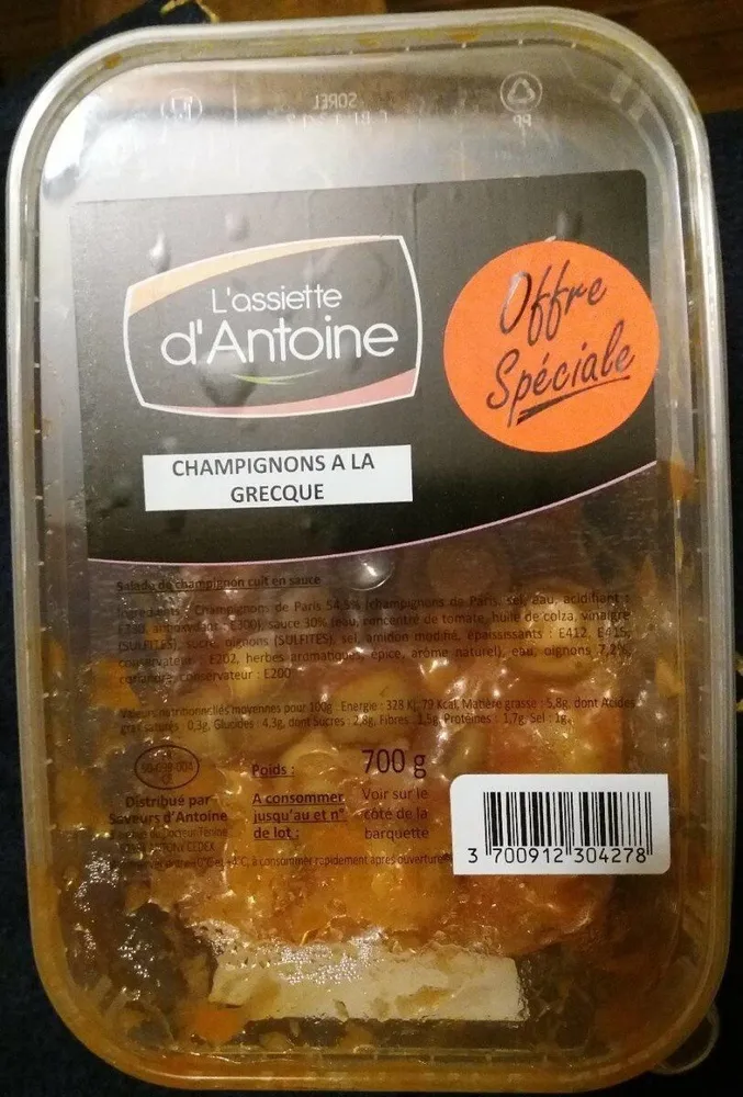 Champignon à la grecque
