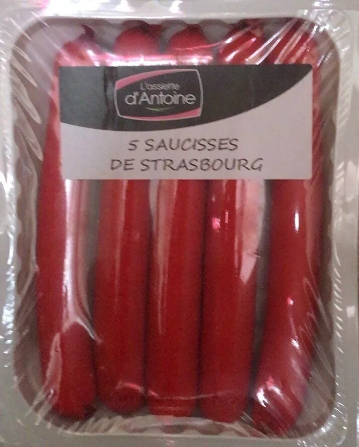 5 saucisses de strasbourg