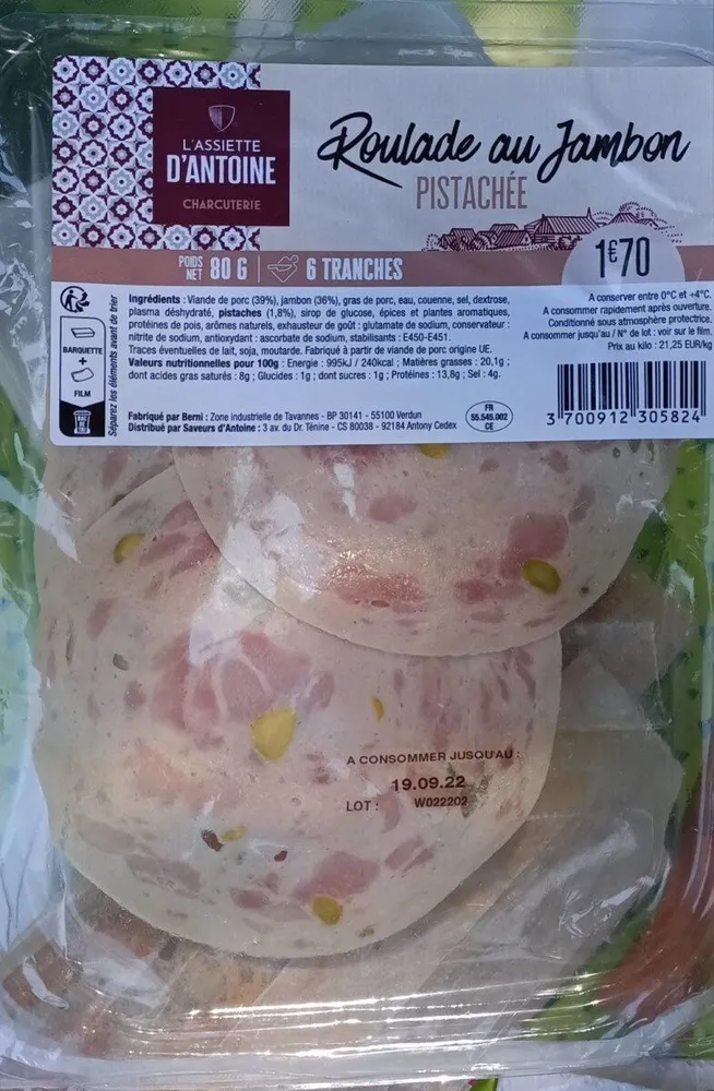 Roulade au jambon