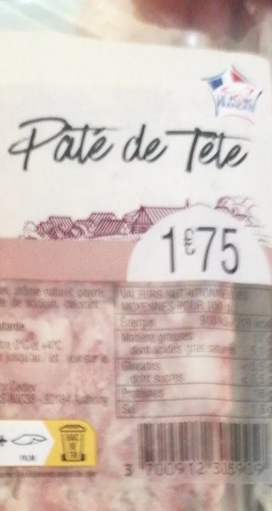 Pâte de tête