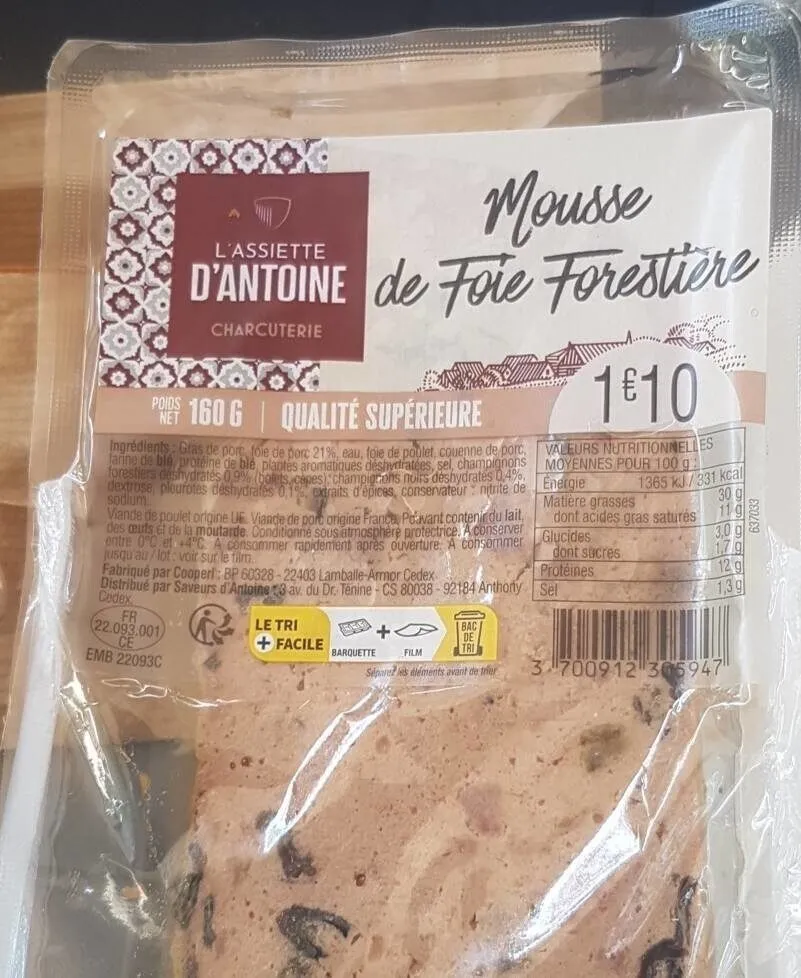 Mousse de foie forestière