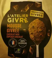Mousse givrée chocolat noir et copeaux de chocolat