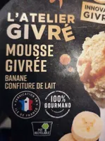 Mousse givré banane confiture de lait