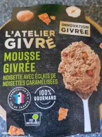 Mousse givrée noisette avec éclats de noisettes caramélisées