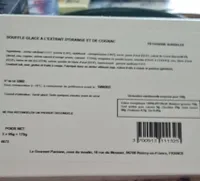 Soufflé glacé à l'extrait d'orange et de cognac