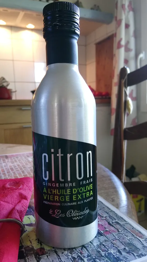 Citron Gingembre à l'huile d'olive vierge