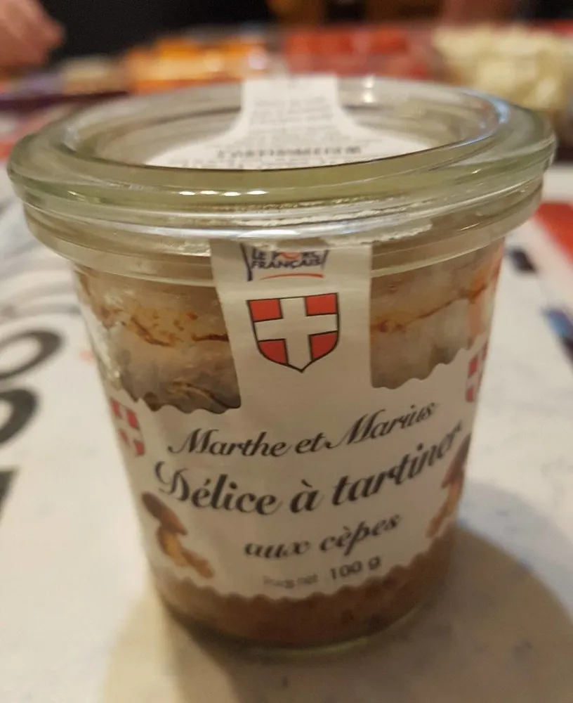 Délice a tartiner aux cepes