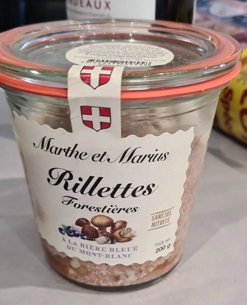 Rillettes Forestières à la bière bleue de Mont-Blanc