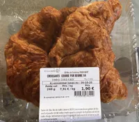 Croissants courbé pur beurre