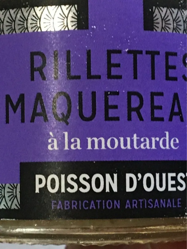 Rillettes  de maquereau a la moutarde