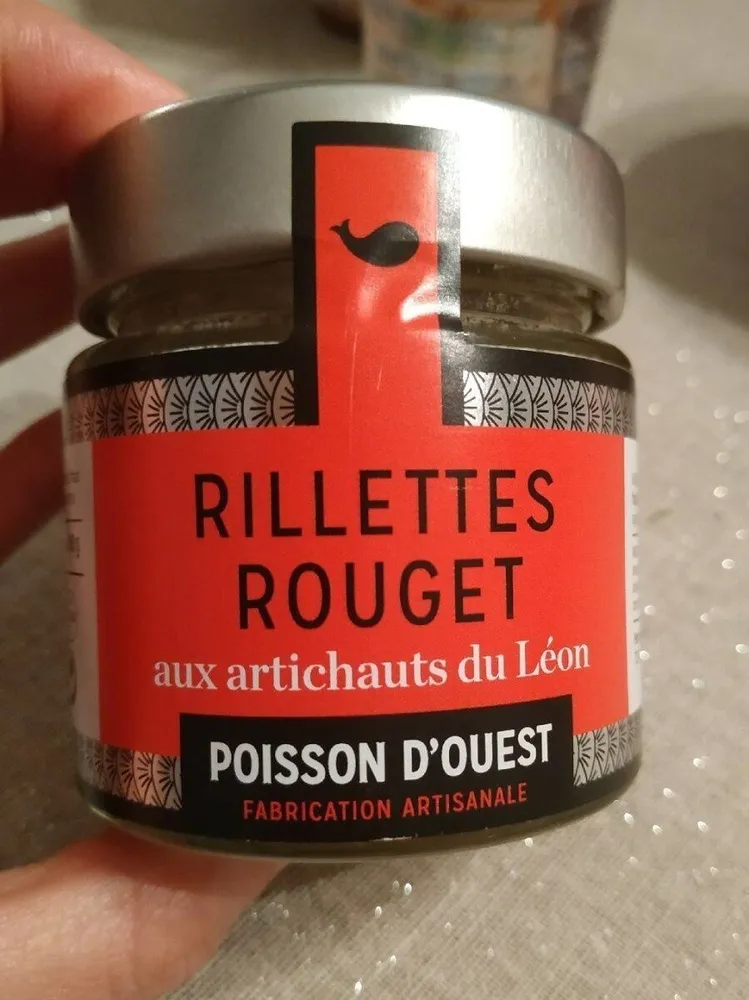 Rilletes rouget aux artichauts du Léon