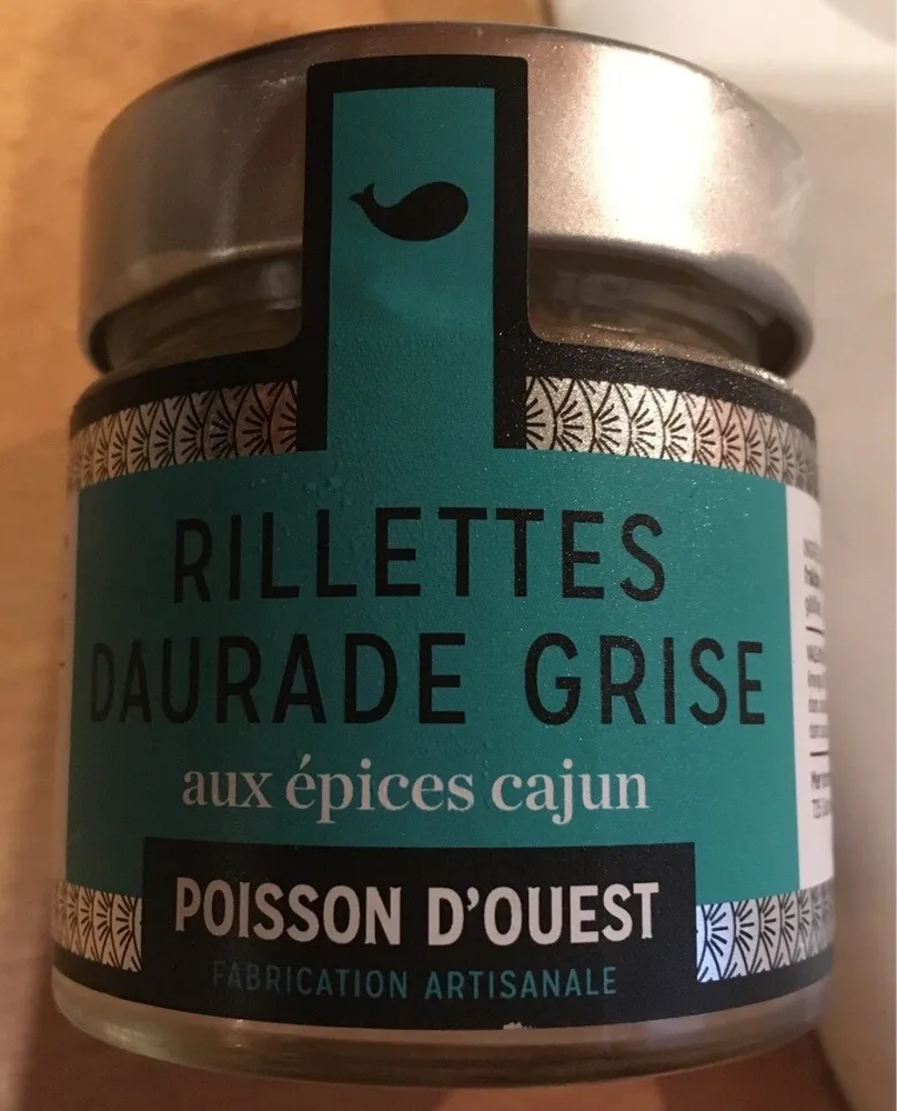 Rillettes daurade grise aux epices cajun