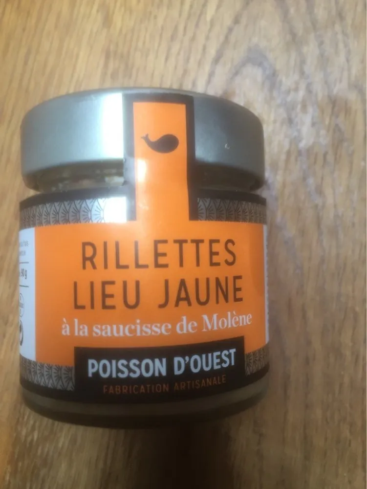 Rillettes de lieu jaune