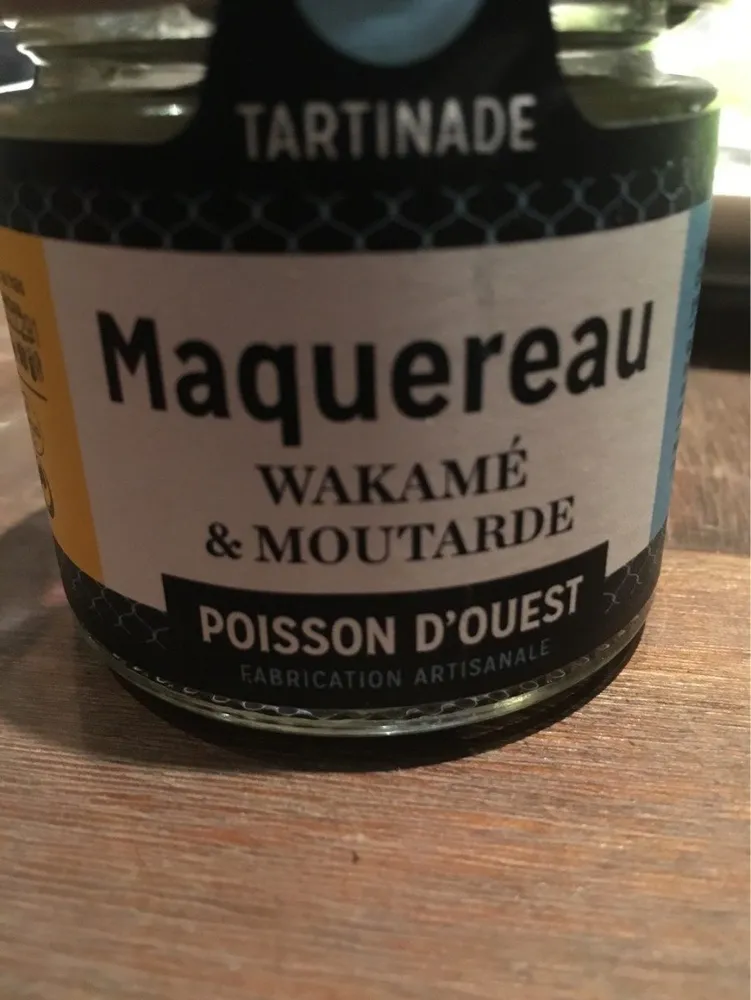Maquereau wakame et moutarde