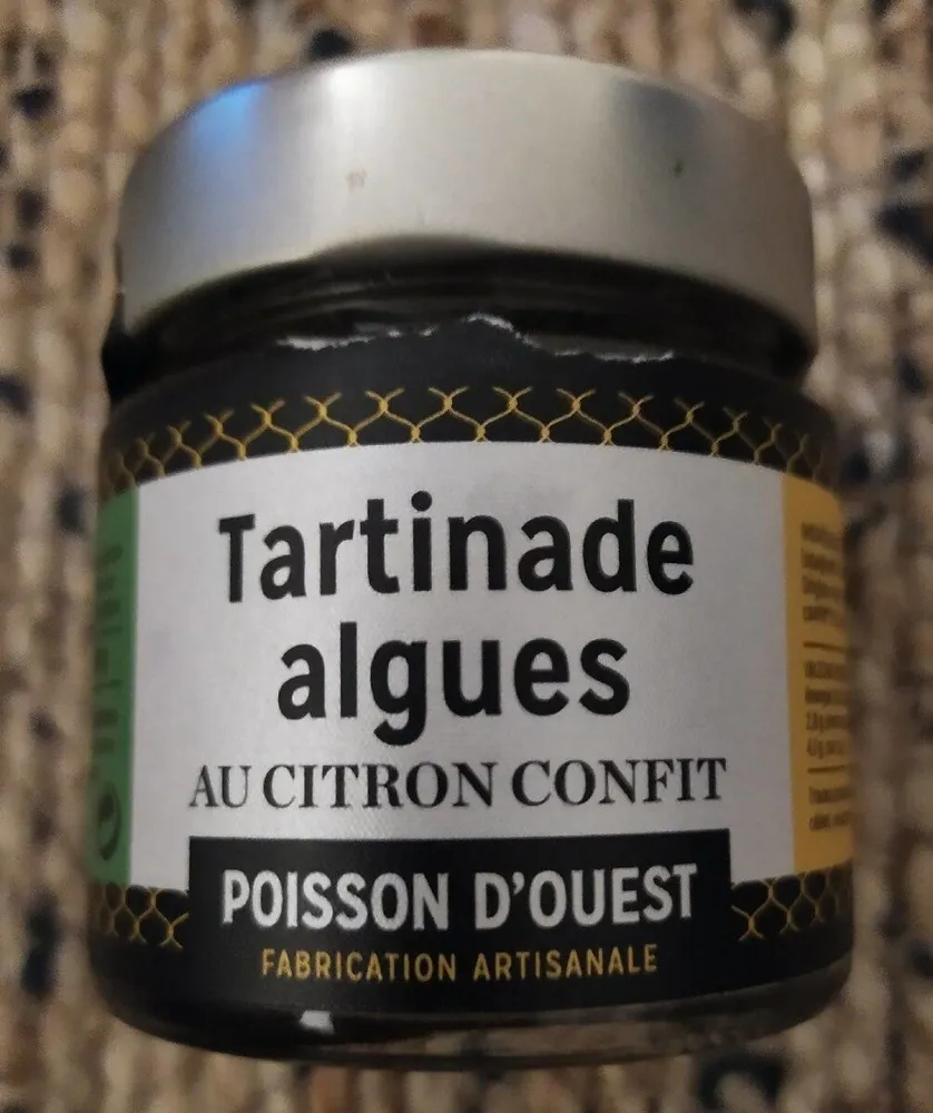 Tartinade algues au citron confit