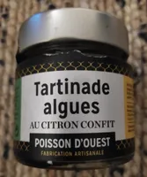Tartinade algues au citron confit