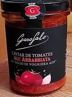 Caviar de tomates all'arrabbiata