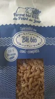 Pâtes au blé bio semi complète